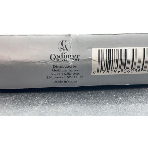 1980s Godinger Silver Plated Grape Oval Relish Tray w/ Glass Insert 16x12 VTG - Picture 14 of 15